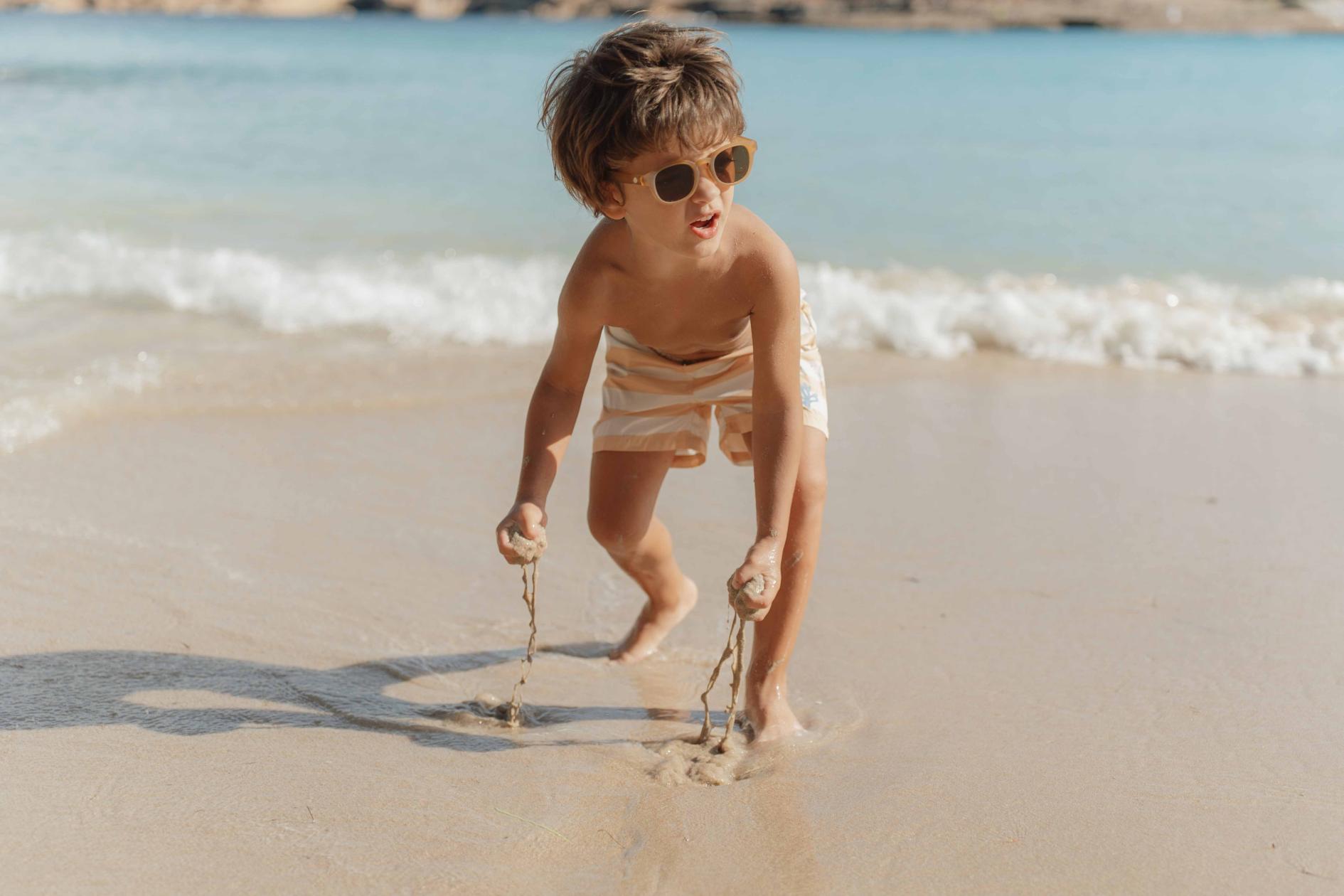 Short de bail Little Dutch jaune ensoleillé