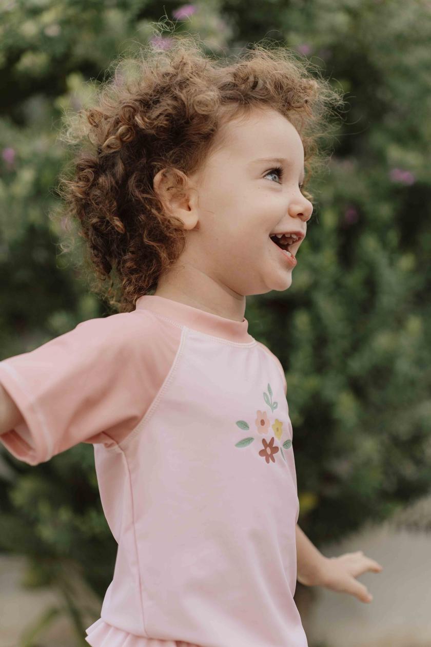 Zwemshirt Little Dutch lichtroze OP=OP
