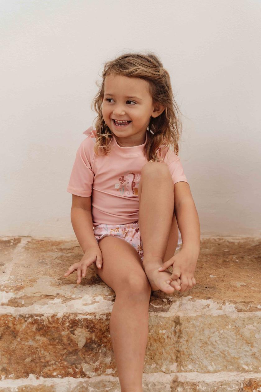 Zwemshirt Little Dutch roze OP=OP