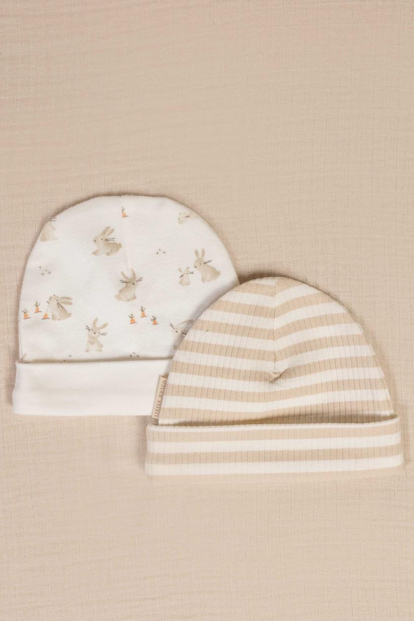 Babymutsje Little Dutch baby bunny gestreept OP=OP